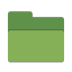 Folder-green-drag-accept icon