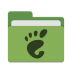 Folder-green-gnome icon