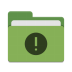 Folder-green-important icon