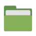 Folder-green-open icon