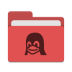 Folder-red-linux icon