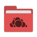 Folder-red-owncloud icon