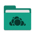 Folder-teal-owncloud icon