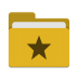 Folder-yellow-favorites icon