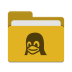 Folder-yellow-linux icon