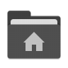 User-black-home icon