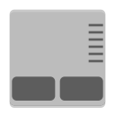 Notification input touchpad symbolic icon