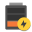 Battery-caution-charging icon