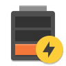 Battery-caution-charging icon