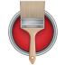 Paint-Bucket-Can-Brush icon