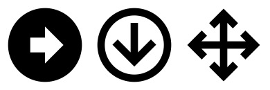 Material Design Arrow Icons