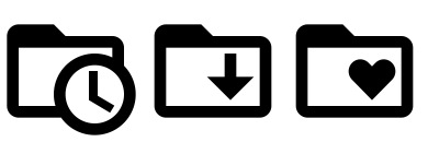 Material Design Folder Icons