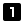Numeric 1 box icon