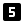 Numeric 5 box icon