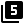 Numeric 5 box multiple icon
