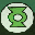 Green latern logo icon