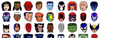 Heroes And Villains Icons