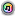 Round Double Rainbow icon