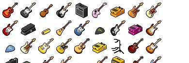 Hide's Guitar Icons