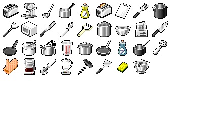 Hide's Kitchen 1 Icons