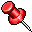 Pin red icon