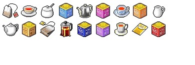 Hide's Tea Icons