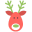 Reindeer-deer icon