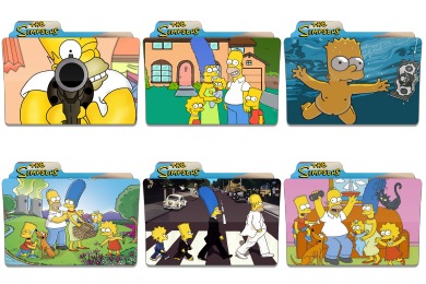 Simpsons Folder Icons