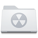 Folder Burnable White icon
