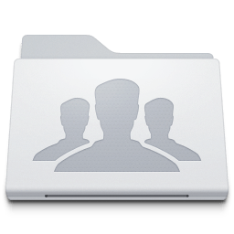 Folder Group White icon