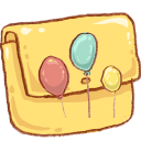 Hp folder balloons icon