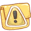Hp-folder-caution icon