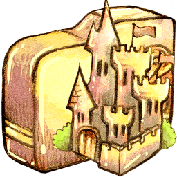 Folder castle icon