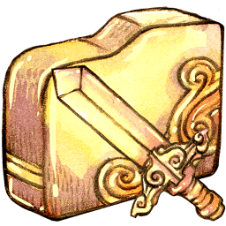 Folder sword icon