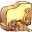 Folder gold icon