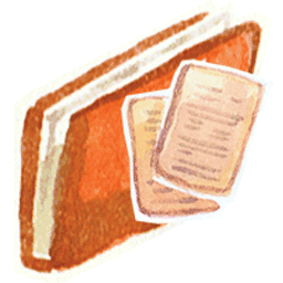 Red documents icon