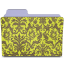 Folder damask chartreuse icon
