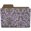 Folder damask hyacinthy icon