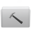 Folder Developer Graphite icon