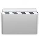 Folder-Movie-Graphite icon