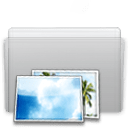 Folder-Picture-Graphite icon