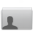 Folder-User-Graphite icon