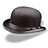 Hat bowler icon