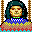 Mono woman icon