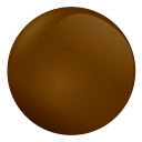 Chocolate ball icon