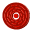 Disc-red-cane icon
