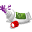 Toothpaste-monster icon