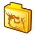 Folder-rising-dragon icon