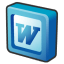 Microsoft office 2003 word icon
