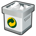 Recycle bin full icon